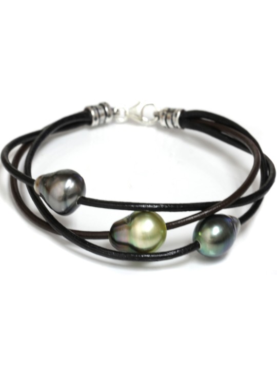 Bracelet Perles Japonaises Transparentes Nala Femme
